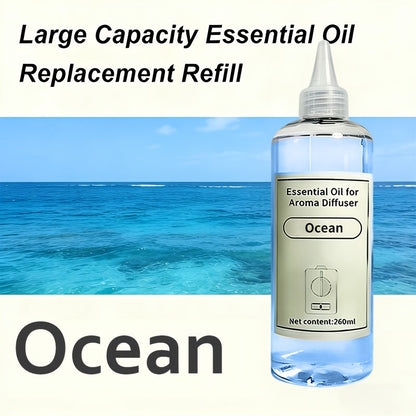 Large Capacity Essential Oil 8.79oz – Premium Long-Lasting Floral Fragrance, Leak-Proof, Diffuser Compatible | Hilton, Shangri-La, Gardenia, Lavender, Ocean