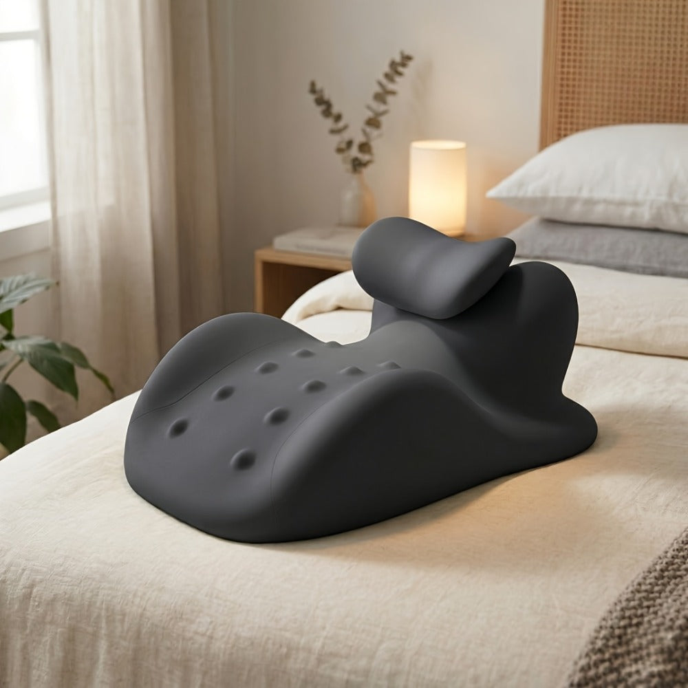 Memory Foam Cervical Support Pillow – Ergonomic Side & Back Sleeper Pillow with Breathable Cover | Multi-Functional Neck & Lumbar Support Bed Pillow, Perfect Gift