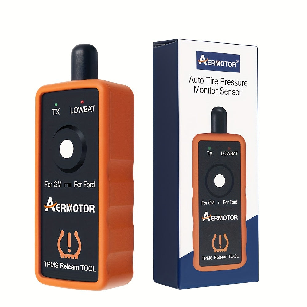 AERMOTOR 2 IN 1 PLUS Super EL-50448 TPMS Relearn Tool For Ford For GM Automotive Tire Pressure Monitor Sensor 315/433 MHz Reset Tool 2in1 Activation Tool EL50448
