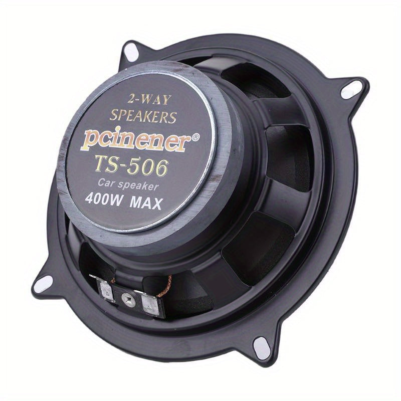 5 Inch Full Frequency Car Stereo Speaker 4 Ohms 2 Way Vehicle Audio Stereo Subwoofer 400W Full Range Frequency Auto Audio