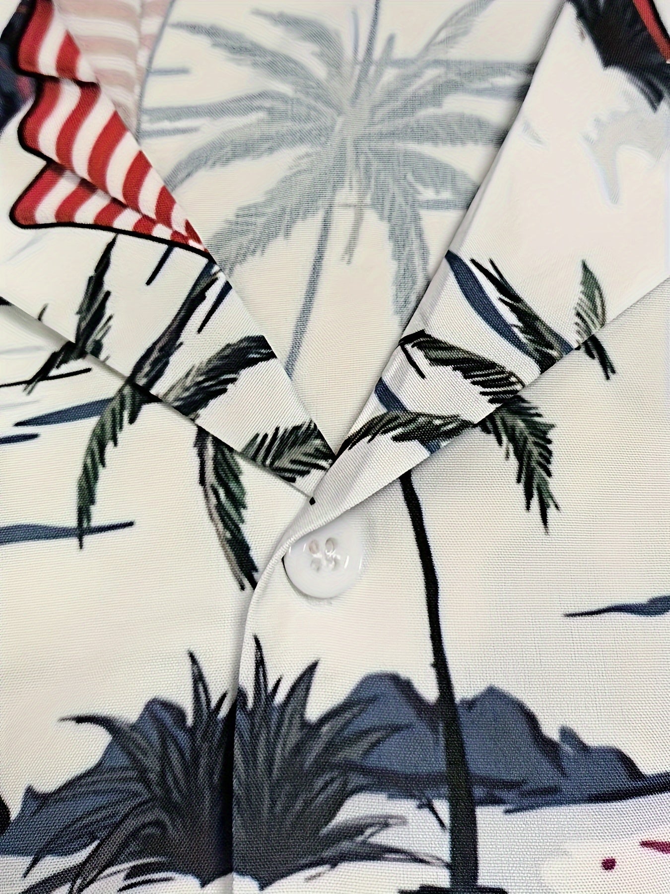 Men's Hawaiian Shirt – Orangutan Flag Short Sleeve Button Up