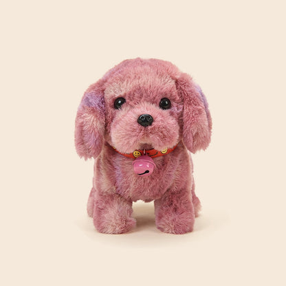 Interactive Walking Plush Pet Toy 9 Styles – Golden Retriever Husky Saint Bernard Kitten Chick Electric Realistic Barking Stuffed Animal, Best Birthday Gift for Toddlers Kids Ages 3+