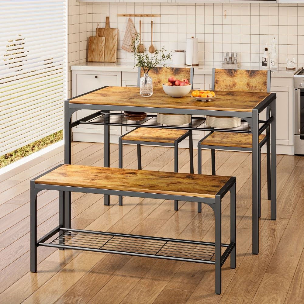 Dining Table Set for Work, Display, and Everyday Use in Kitchen detail image