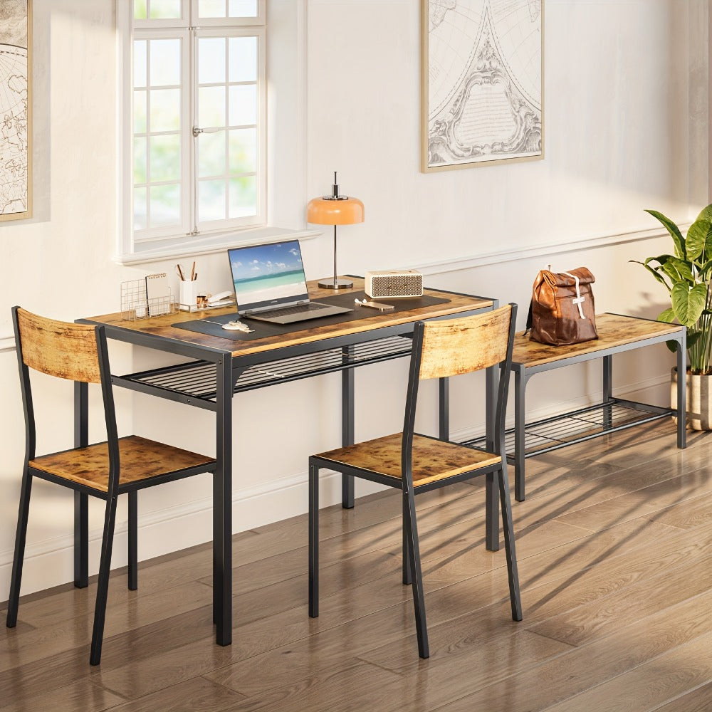 Dining Table Set for Work, Display, and Everyday Use in Kitchen detail image - detail view 5