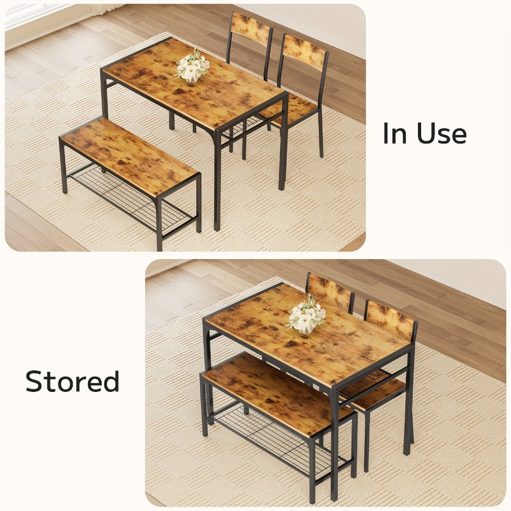 Dining Table Set for Work, Display, and Everyday Use in Kitchen detail image - detail view 6