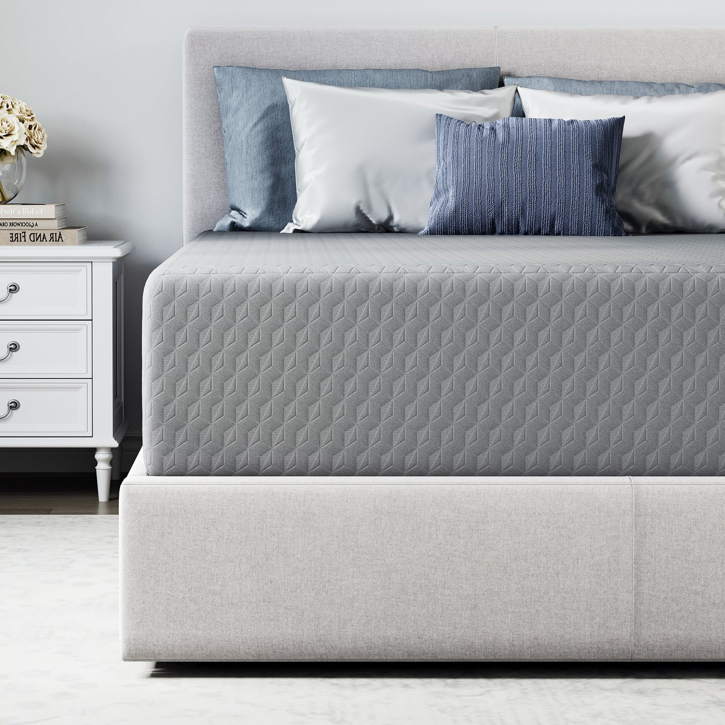 Double-Sided Bamboo Mattress with Memory Foam for Bedroom Comfort and Support detail image - detail view 18