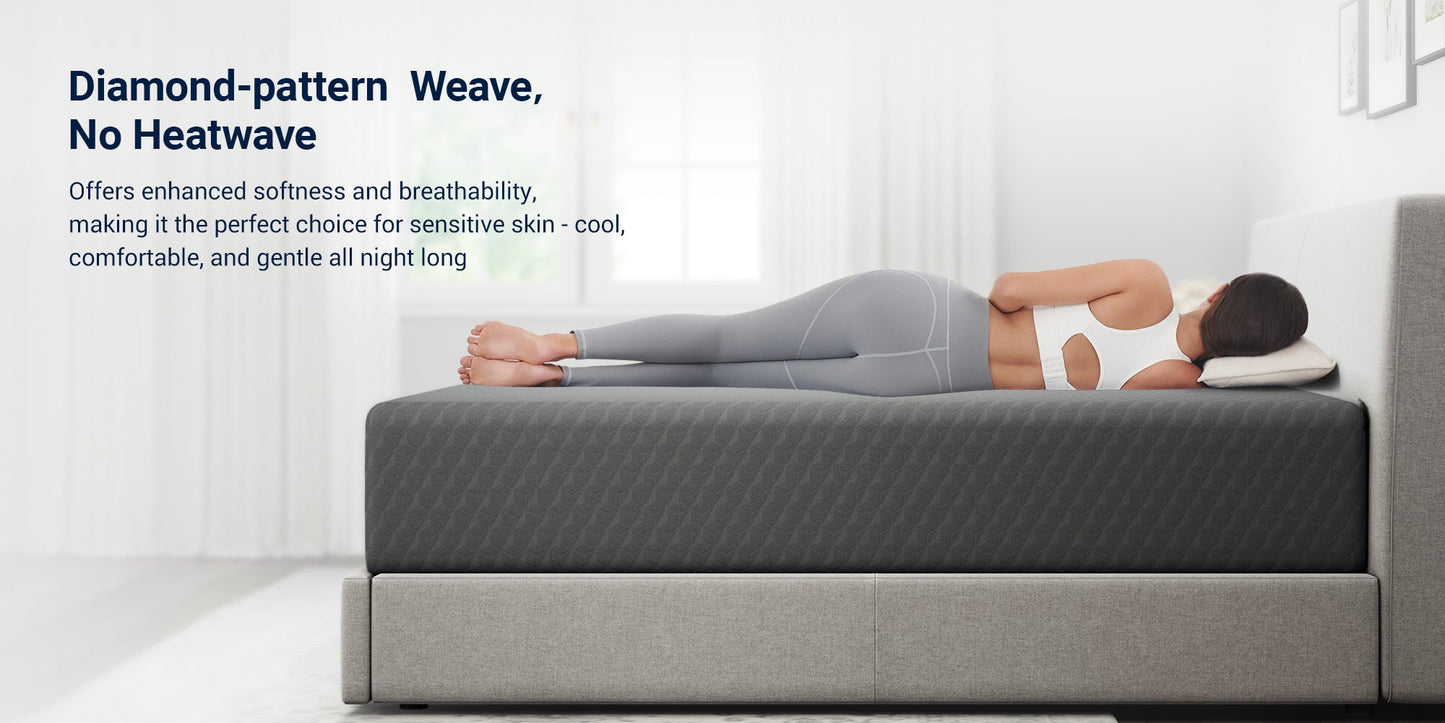 Double-Sided Bamboo Mattress with Memory Foam for Bedroom Comfort and Support detail image - detail view 24