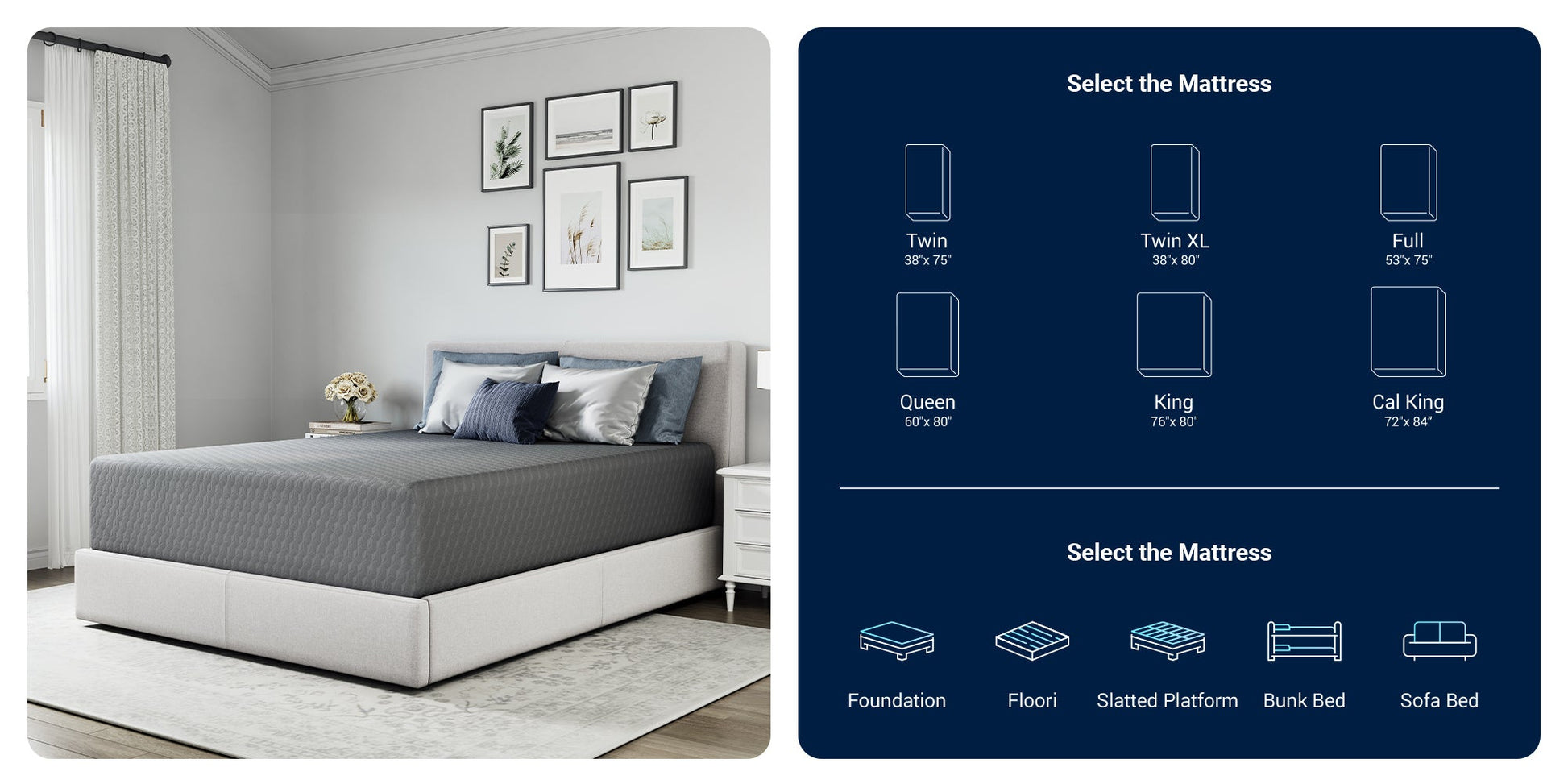 Double-Sided Bamboo Mattress with Memory Foam for Bedroom Comfort and Support detail image - detail view 26
