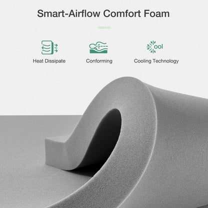 Double-Sided Bamboo Mattress with Memory Foam for Bedroom Comfort and Support detail image - detail view 3
