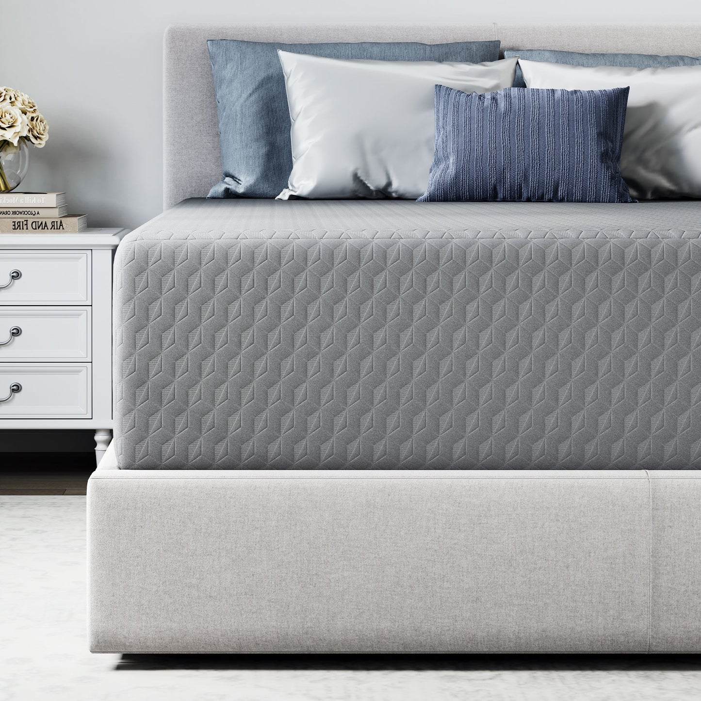 Mattress shown in the King, 14 inch option