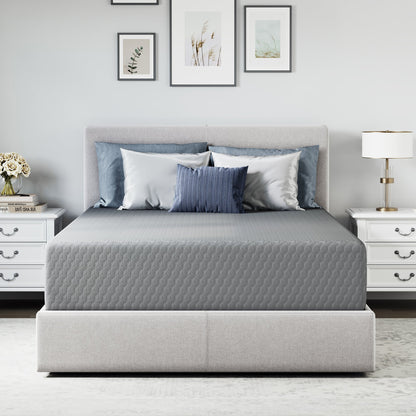 Mattress, Cooling Gel Memory Foam in a Box, Bamboo Charcoal Foam, Double-Sided Medium shown in the main product view