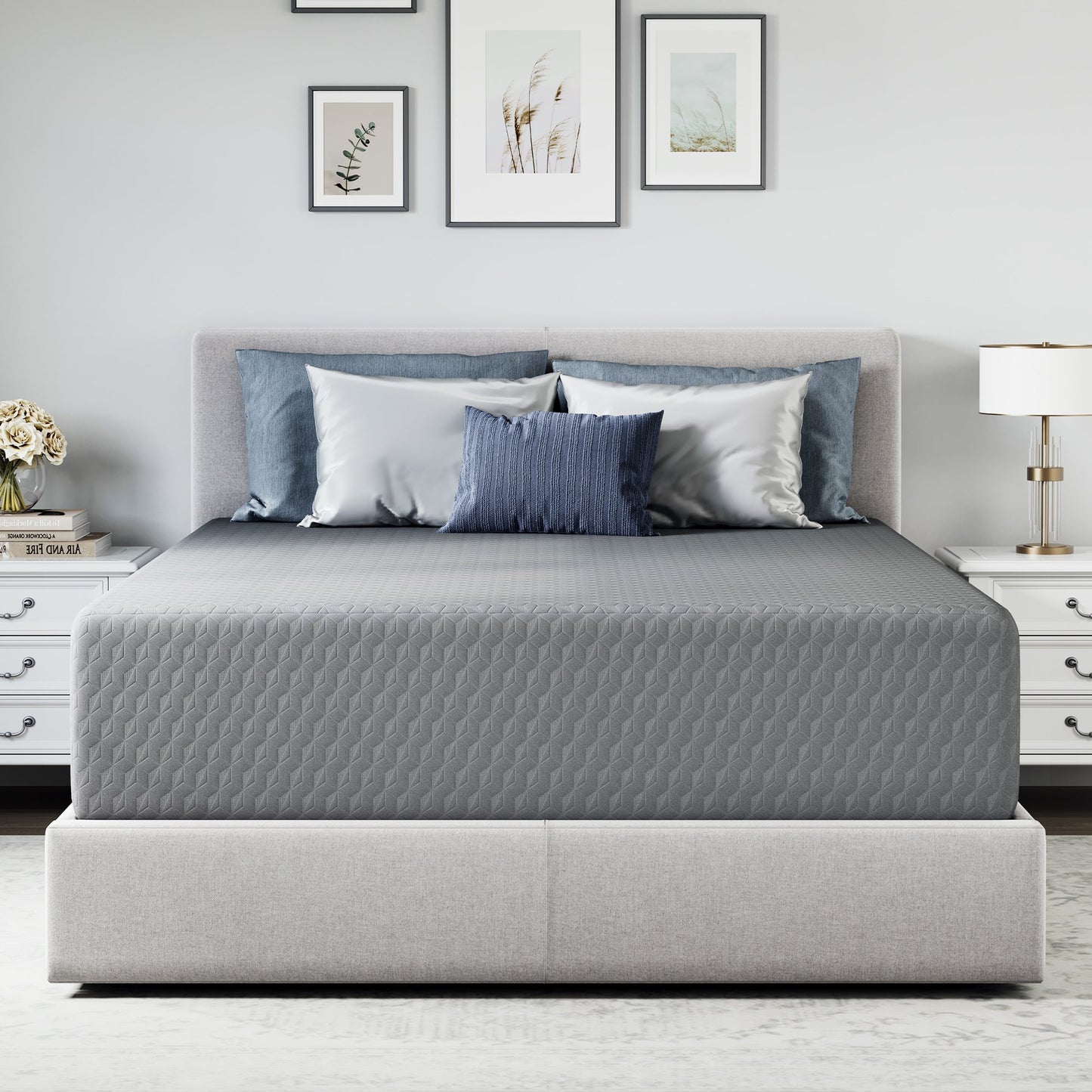 Mattress shown in the Queen, 14 inch option
