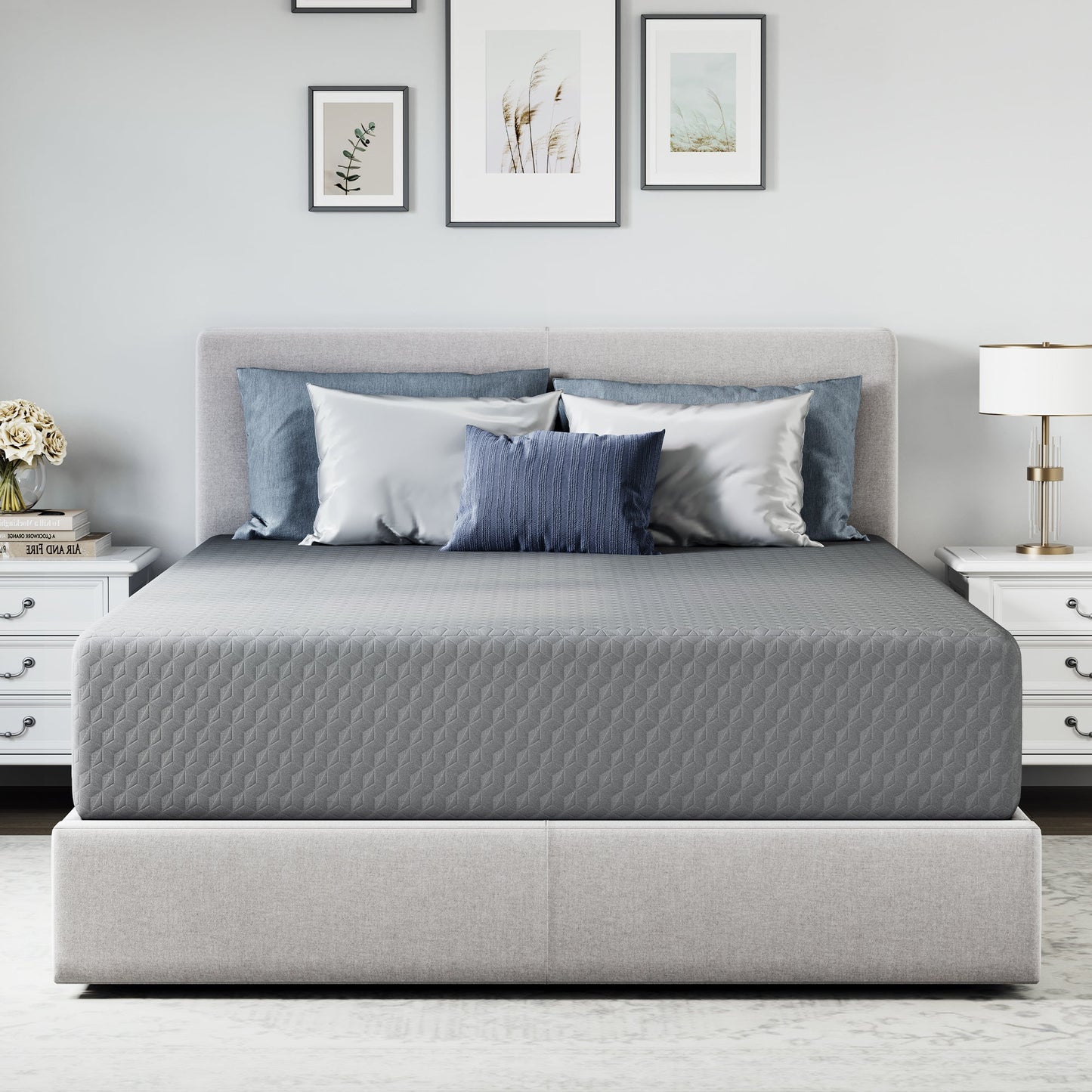 Mattress shown in the Twin, 10 inch option
