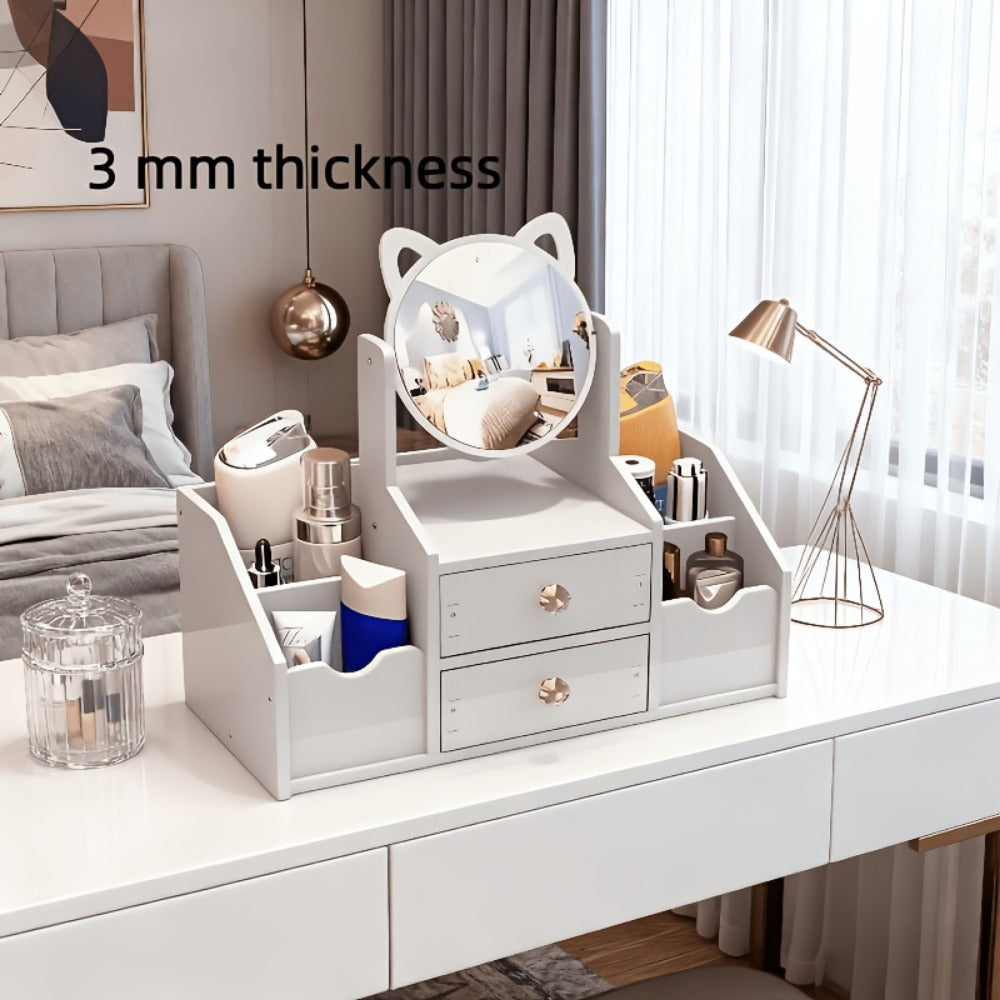 Dressing Table with Storage Drawers and Open Shelves for Living Room detail image - detail view 3