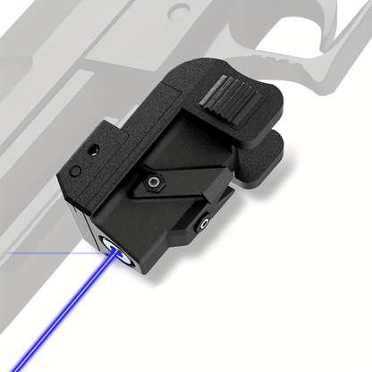 Laser Sight for Picatinny Rail Pistols – Green Red Blue Laser, CNC Aluminum, Low Profile, USB Rechargeable, 5-Hour Runtime, Fits Compact & Full-Size Handguns