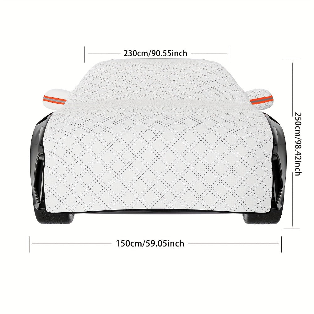 Windshield Snow Cover Frost Guard - Thickened Universal Car Front Window Snow Shield, All-Season Sun Shade Ice Frost Protection Cover for Cars Trucks SUV