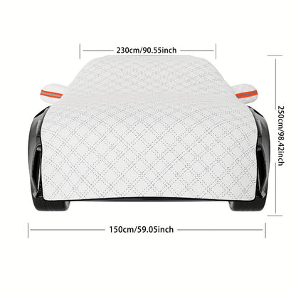 Windshield Snow Cover Frost Guard - Thickened Universal Car Front Window Snow Shield, All-Season Sun Shade Ice Frost Protection Cover for Cars Trucks SUV