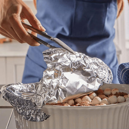 Aluminum Foil Roll 12 Inch Wide for Restaurant Food Wrapping Burritos Hot Dogs Sandwiches 60-240 SqFt