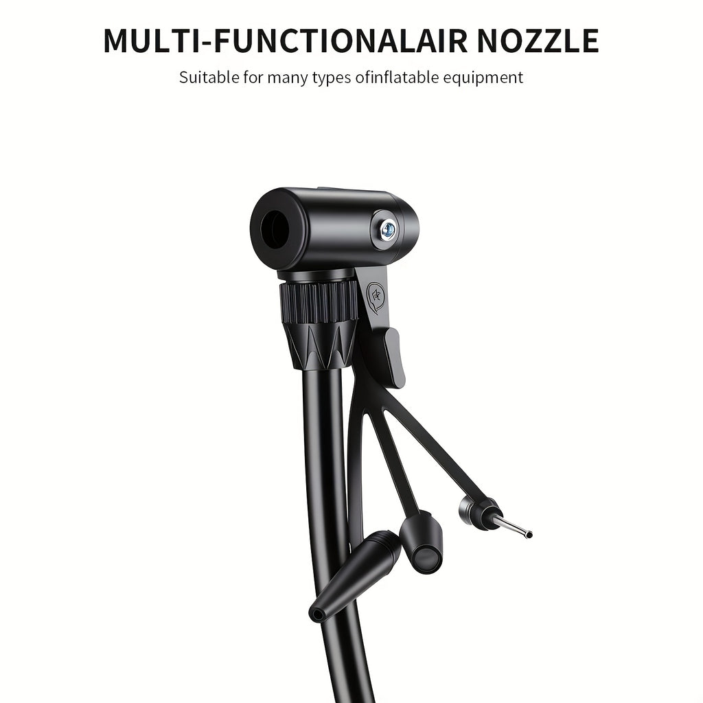 TOSUOD Foot Pump Bicycle Household Universal High Pressure Inflator Electric Battery Car Motorcycle Basketball Portable Inflator Automatic Rebound