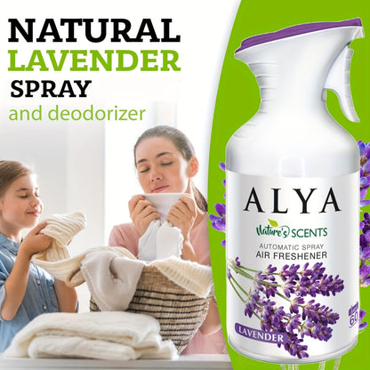 Aromatherapy Air Freshener Spray 8.45oz – 6 Scents: Lavender, Magnolia, Mixed Berries, Ocean, Cool Linen & Vanilla, Multi-Purpose Odor-Fighting Room Spray for Car, Home, Office, Bathroom & Closet (1 or 3 Pack)