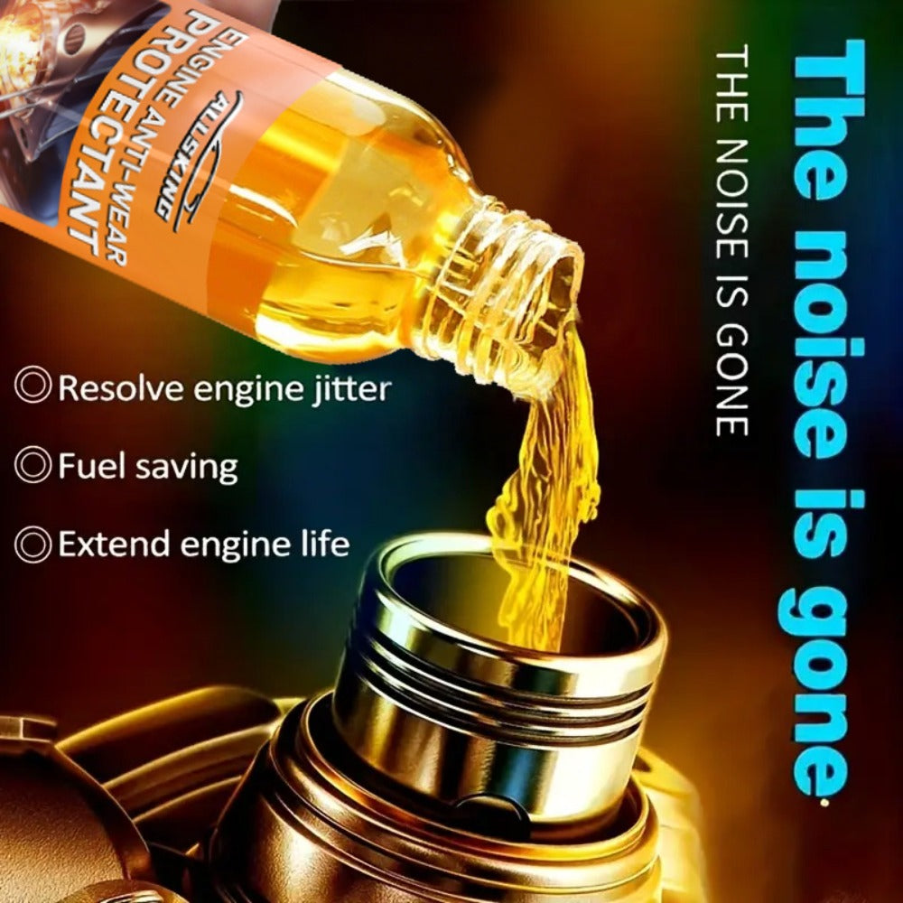 Engine Anti-Wear Protection Fluid 100ml – Cylinder Block Restoration Agent, Reduces Engine Noise, Prevents Wear, Seals Micro-Cracks, Fast-Acting Formula for Cars Trucks SUVs