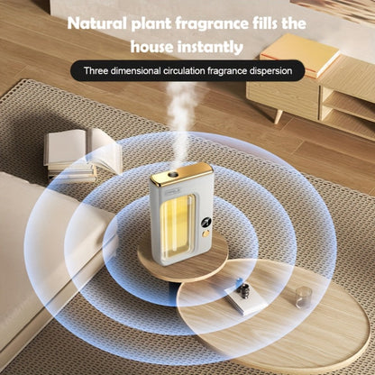 Aroma Diffuser & Humidifier 2-in-1 – USB Powered, 7-Level Mist, Odor Eliminator, Includes Essential Oil (Shangri-La or Encounter), Compact Air Moisturizer & Fragrance Diffuser for Home, Office & Bedroom
