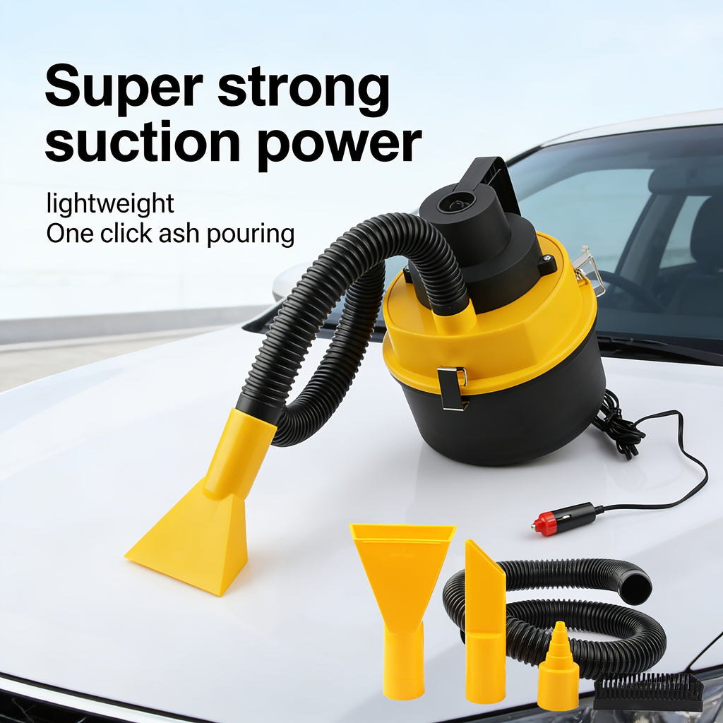 Vehicle Mounted Suction And Blowing Double Use Bucket Vacuum Cleaner Car Portable Multi Function Tool Cylinder Style Large Capacity Vacuum Cleaner Automobile Interior Cleaning Tool