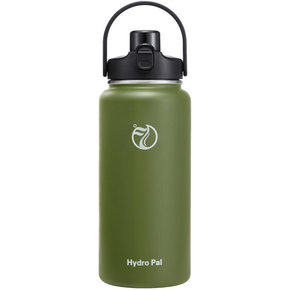 40oz Vacuum Insulated Water Bottle Stainless Steel Water Jug with 2-in-1 Lid Chug Lid Straw Lid Double Wall Hot Cold 12 Hours Leakproof for Gym Camping Travel