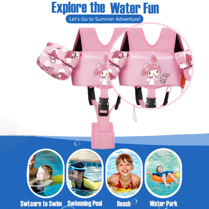 Toddler Swim Vest Kids Life Jacket Arm Floaties Sanrio 20-66lbs