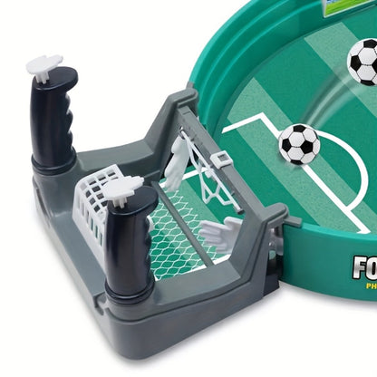 Table Football Game for Kids & Adults – 2-Player Tabletop Soccer Duel Board Game, Family Fun Indoor Game Night Gift for Boys Girls Teens, Desktop Foosball Game with Balls