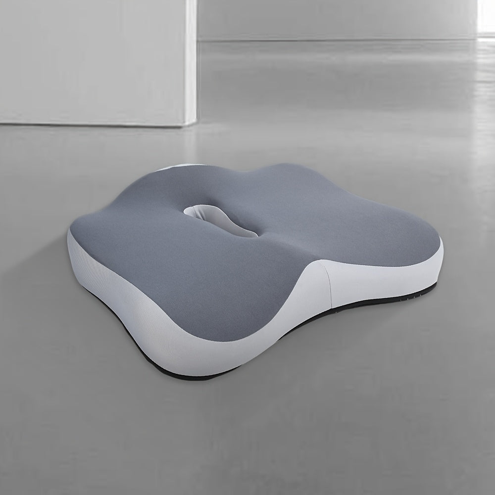 1pc of Ergonomic Memory Foam Cushion for Coccyx Support - Designed for Office Chairs, Washable, And Provides Comfort for Wheelchairs And Car Seats with a Soft Seat Pad