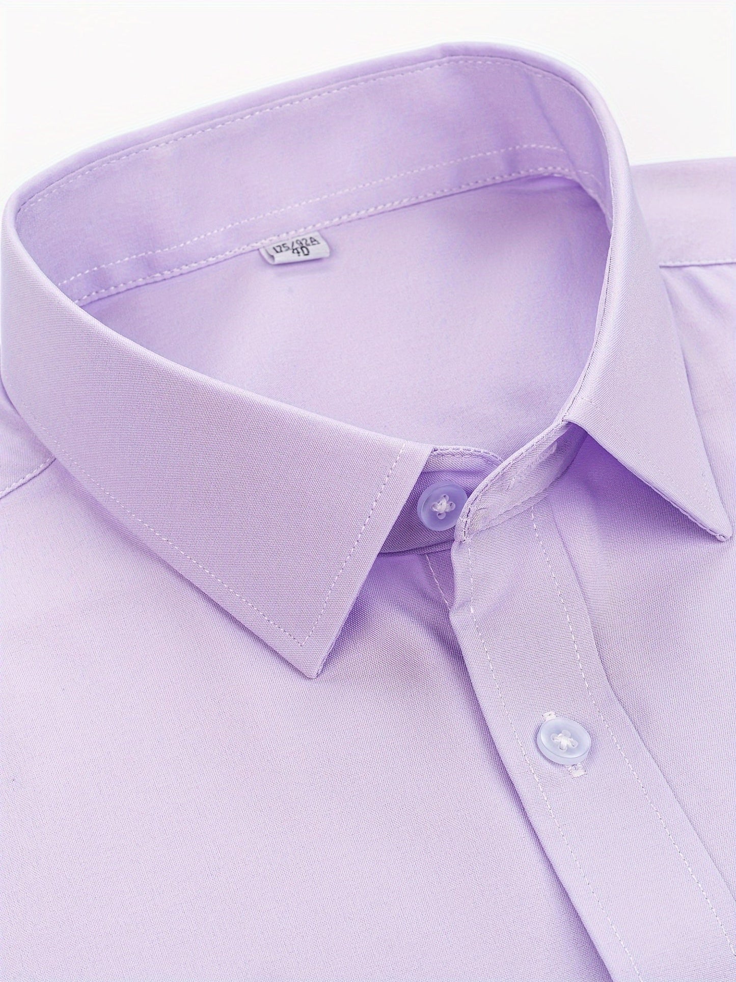 Men's Solid Color Shirt - Long Sleeve 574949