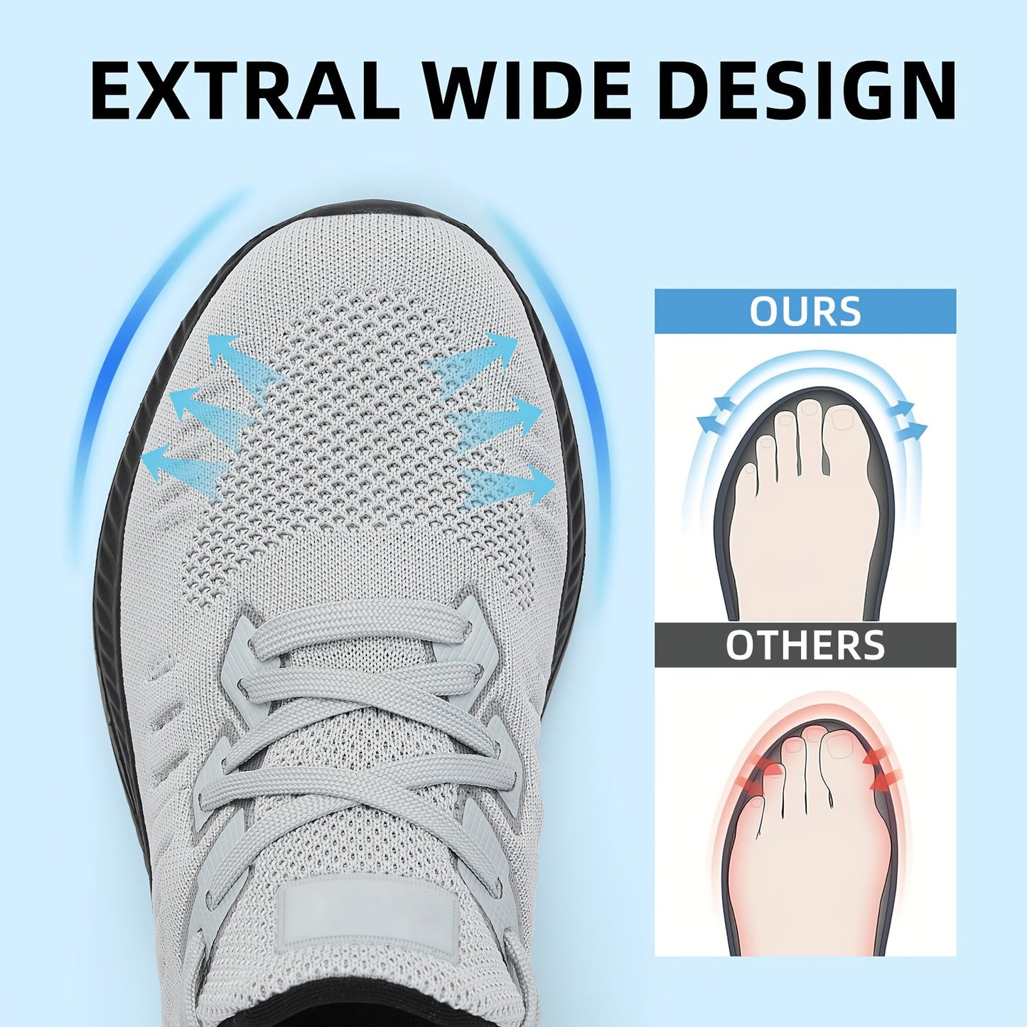 Men's Sneakers - Non-Slip Sole & Breathable Comfort 800229