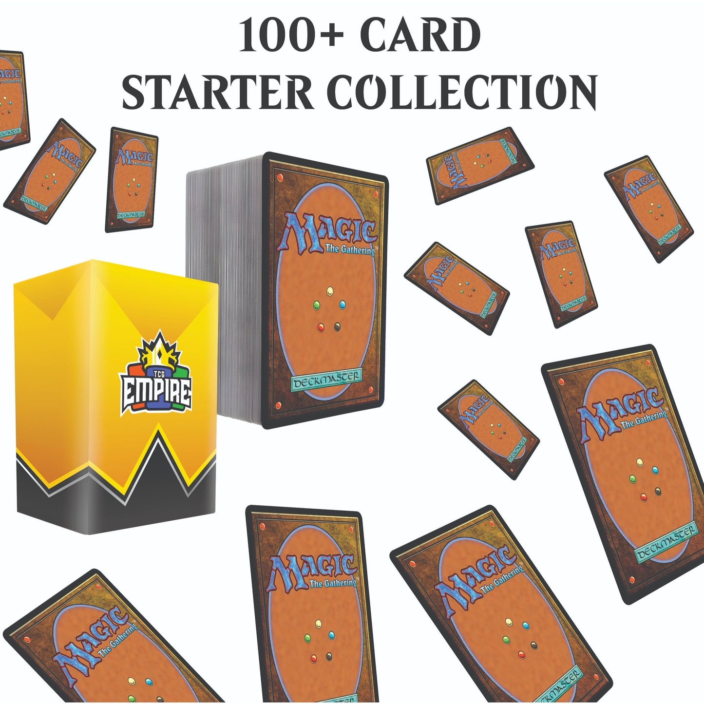MTG 100 Card Collector Bundle – Magic The Gathering 3 Guaranteed Mythic Rares + 10 Rares or Foils + TCG Storage Box, Assorted Sets Final Fantasy Modern Horizons, Gift for Players & Collectors