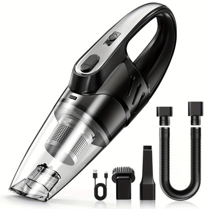 Cordless Handheld Car Vacuum Cleaner 6000PA - 2000mAh Rechargeable, Low Noise 40dB, 5 Accessories Included, Wireless Portable Auto Vacuum for Car Interior, Home & Pet Hair, Gift for Women, 6 Colors