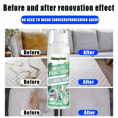 Dry Cleaning Spray Stain Remover 10.14oz – No Water Needed, Multi-Surface Formula for Sofas, Mattresses, Clothes, Carpets & Curtains, Strong Penetration, Decomposes Stains, Safe & Easy to Use