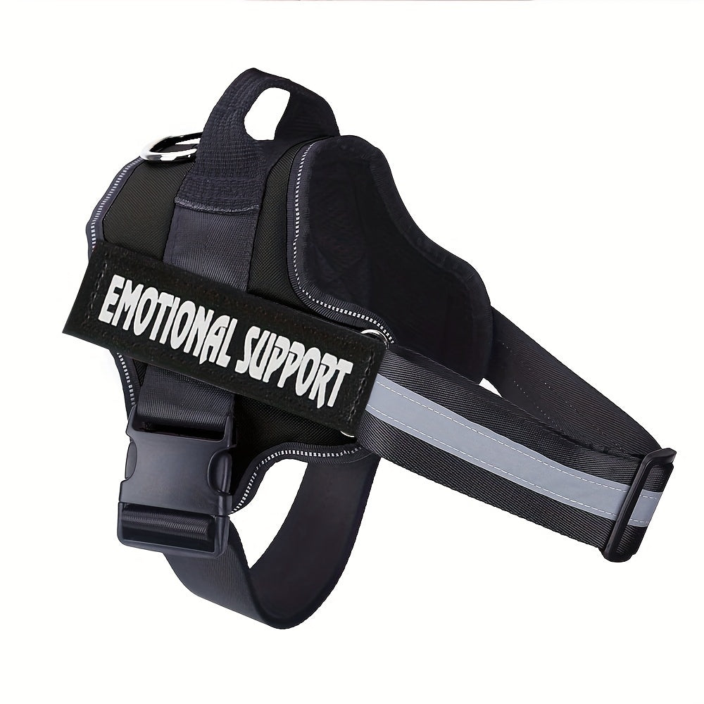 Emotional Support Dog Harness No-Pull Reflective Vest with Handle – Adjustable No-Choke ESA Pet Harness for Easy Walking & Training, XS to XXL, 11 Colors