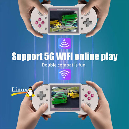 Anbernic RG353PS Handheld Game Console Linux RK3566 3.5-Inch 4:3 IPS HDMI Retro Emulator 3500mAh Plug and Play Wi-Fi Bluetooth