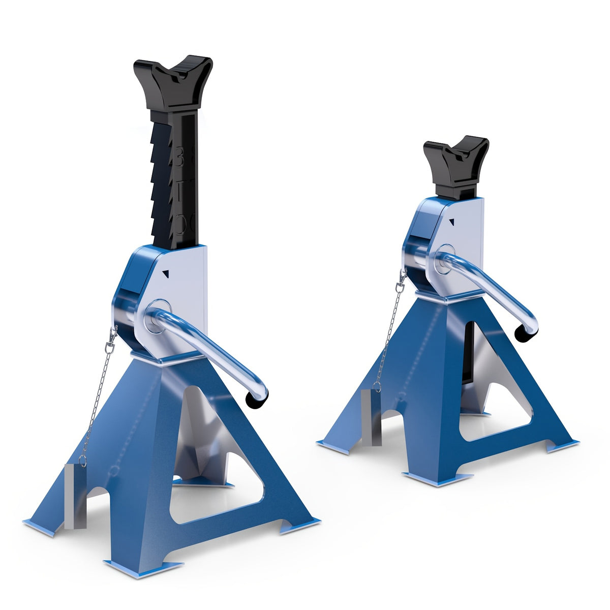 3T Jack Stands(2 PCS) Sold Separately And 2/3/4 Ton Hydraulic Floor Jack, 80- 500mm Lifting Range, Thickened, Anti-Slip Stable Base, Quick Lift for Car SUV Sedan, Safe Lifting Tool for Vehicle Repair And Emergency Use, for Car Jack