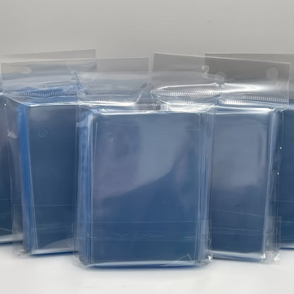 Soft Penny Sleeves 500 Pack – 5 Packs of 100 Clear Card Sleeves for Standard Size Trading Cards, Protective Sleeves for Pokemon, Baseball, Sports, MTG & Game Cards, Bulk Value Set for Collectors