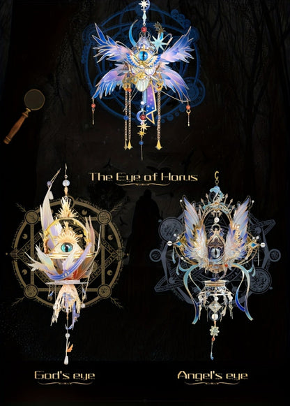 3D Metal Puzzle Model Kit – God's Eye & Angel's Eye MU Assembly, Laser-Cut DIY Craft, Artistic Home & Office Decor, Unique Birthday Gift for Adults, Teens, Girlfriend Boyfriend