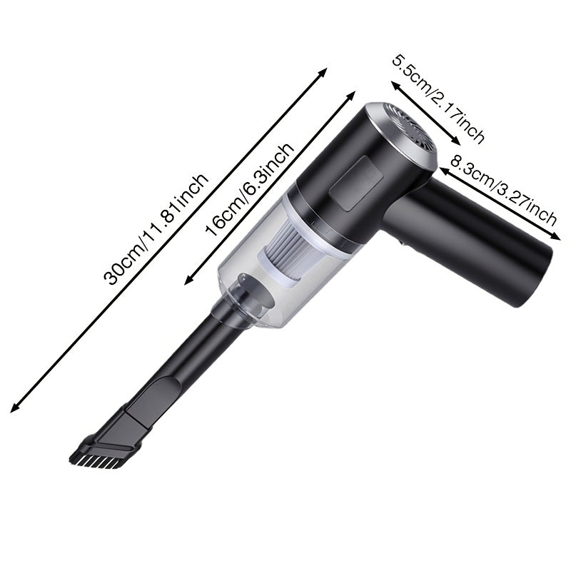 Multifunctional Wireless Charging Mini Vacuum Cleaner, Large Suction Power, Wireless Power Supply, Suitable for Computer Cleaning, Household Cleaning, Car Cleaning, Valentine'S Day And New Year'S Gift, July 4Th Gifts