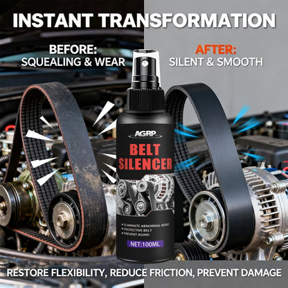 Engine Belt Conditioner 100ml - Noise Reduction, Wear Resistance & Elasticity Restorer, Anti-Aging Durable Coating for Drive Belts, Serpentine & Transmission Belts