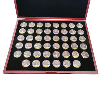 Presidential Commemorative Coins Set 46pcs with Gift Box – US Presidents Collectible Coin Collection for History Buffs, Kids & Adults