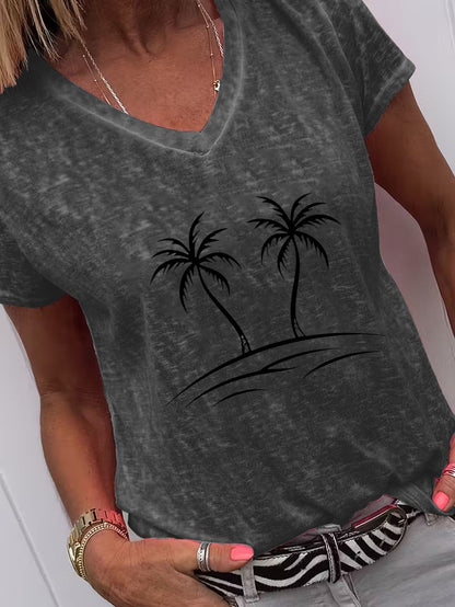 Unisex's Solid Color T-Shirt - Short Sleeve 649637