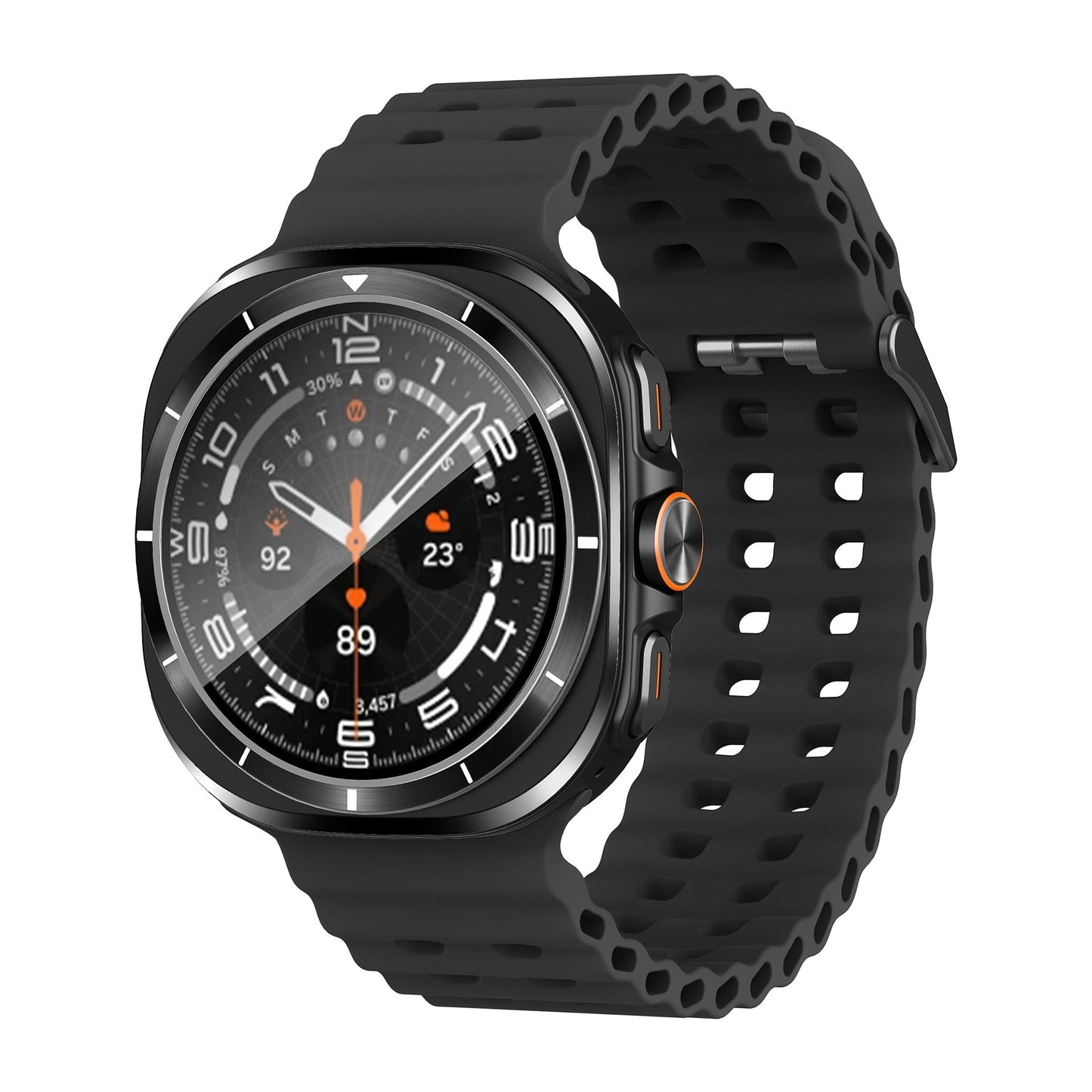 Smart Watch with Call & Message Reminder, Fitness Tracker for Men & Women, Sports Smartwatch Compatible with Android & iPhone, USB Rechargeable, Heart Rate Monitor, Multi-Sport Mode Wristband