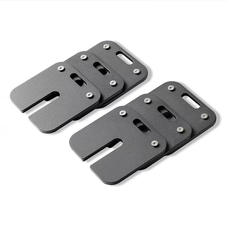 Quick-Lock Adjustable Dumbbell Set 10–80LB – 5LB Increments Square Weight Plates for Home Gym Fitness, Compatible Longer Screws & Add-On Plates Available