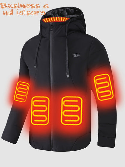 Men's Heated Button-Front Jacket