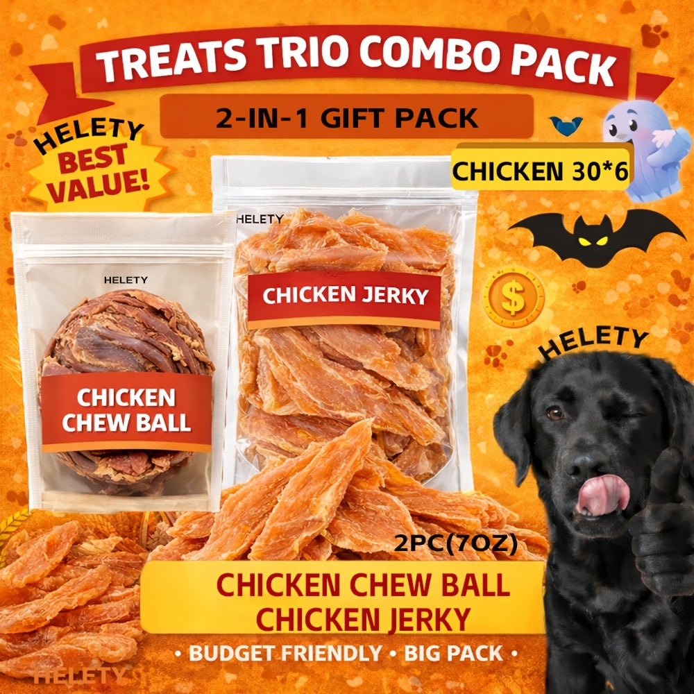 Chicken Jerky Dog Treats – Dried Chicken for Dogs, High Protein Easy to Digest, Long Lasting Training Reward Snacks for Puppies Small Medium Large Breeds, Natural Healthy Dog Chews