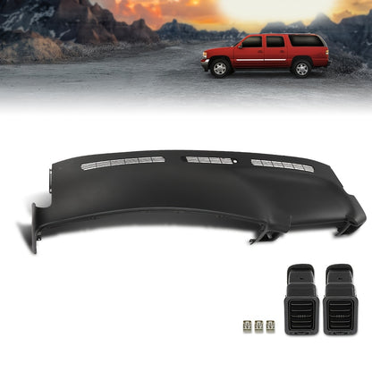 Dash Cap Dashboard Cover for Chevy Silverado & GMC Sierra 1999-2006 - Ventilated Dash Cover with Grille, Fits 1500 2500HD 3500 Avalanche Tahoe Suburban Yukon XL